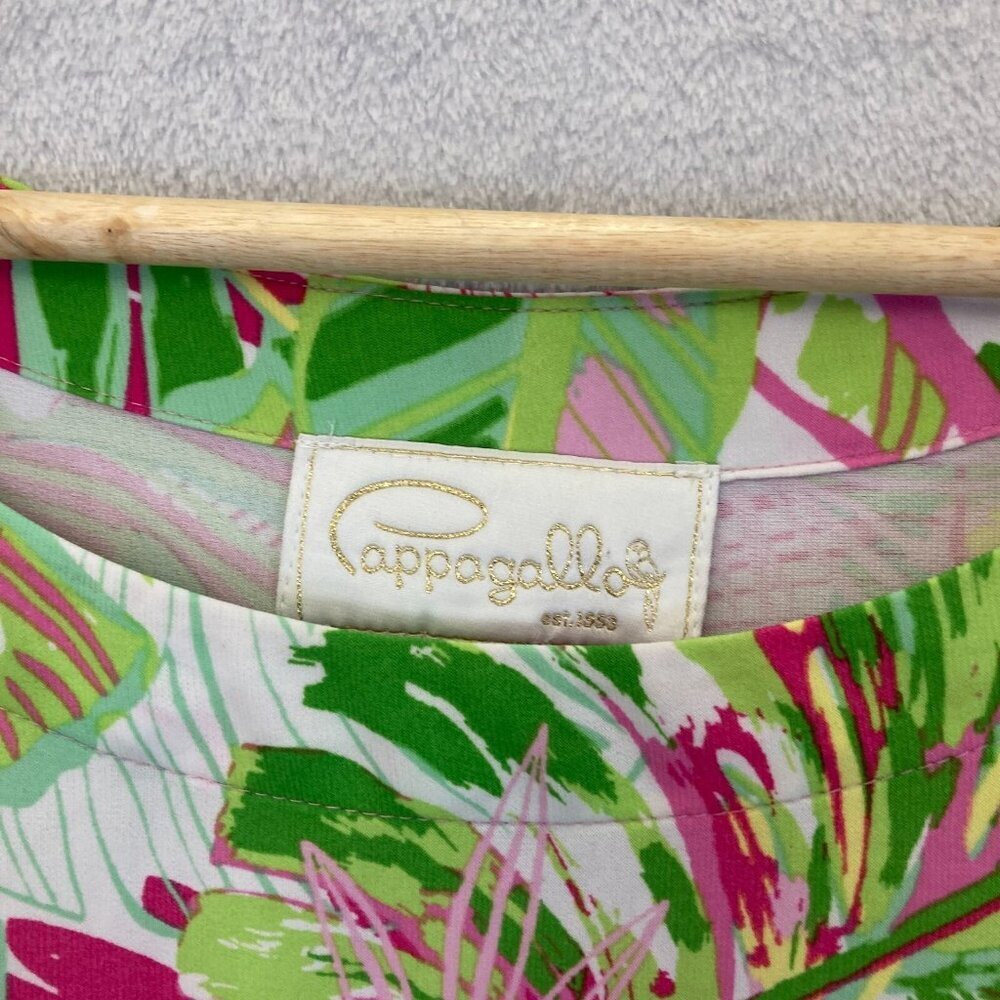 NWT Pappagallo Erika Flutter Sleeve Tropical Shif… - image 3